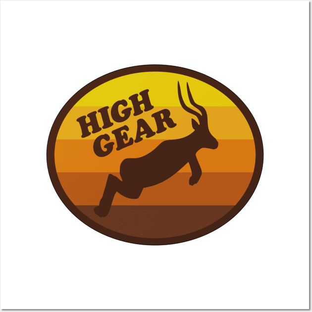 Phish Retro Antelope "High Gear" Wall Art by R U Kind Design